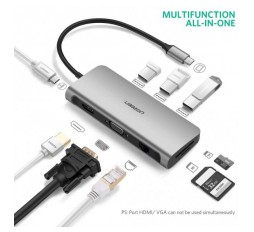 Slika izdelka: Ugreen Type C Multifunkcijski USB hub siv