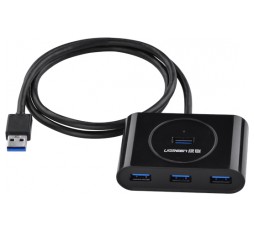 Slika izdelka: Ugreen USB 3.0 4 Ports Hub črn 1m - box