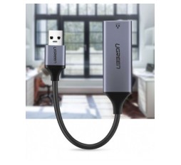 Slika izdelka: Ugreen USB 3.0 Gigabit Ethernet Adapter mrežna kartica siv - box