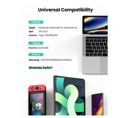 Slika izdelka: Ugreen USB-C 10/100/1000 mrežna kartica - box