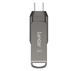 Slika izdelka: USB ključek Lexar JumpDrive Dual D400, 32GB USB 3.1 Type-C, 100 MB/s