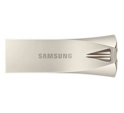 Slika izdelka: USB ključek Samsung BAR Plus, 128GB, USB 3.1 400 MB/s, srebrn