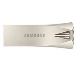 Slika izdelka: USB ključek Samsung BAR Plus, 64GB, USB 3.1 300 MB/s, srebrn