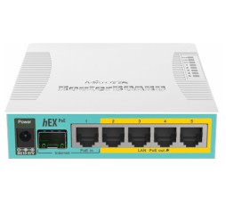 Slika izdelka: Mikrotik usmerjevalnik   5-port Giga hEX PoE RB960PGS