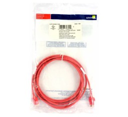 Slika izdelka: Leviton patch UTP CAT.6 6,1m rdeč 3,8mm HighFlex 161-6H460-20R
