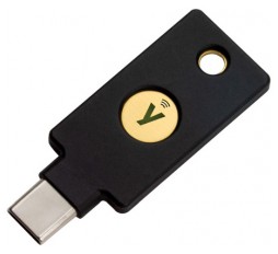 Slika izdelka: Varnostni ključ Yubico YubiKey 5C NFC, USB-C, črn