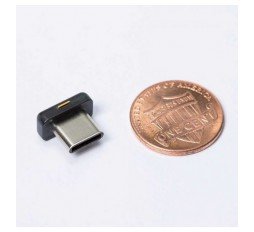 Slika izdelka: Varnostni ključ Yubico YubiKey 5C Nano, USB-C, črn
