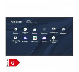 Slika izdelka: VIEWSONIC CDE6530 65" (165,1cm) 4K TFT LCD DLED HDMI Wi-Fi/BT 24/7 informacijski monitor