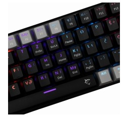 Slika izdelka: WHITE SHARK tipkovnica USB črna/rdeča mehanska stikala gaming WAKIZASHI-2