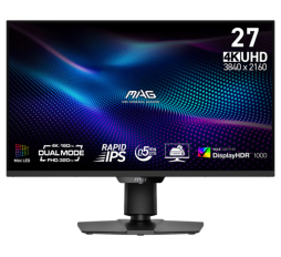 Slika izdelka: Zaslon MSI MAG 274UPDF E16M / 27" / UHD / Rapid IPS / 160Hz / 0.5ms (GtG) / črn - nastavljiv po višini - PD 15W