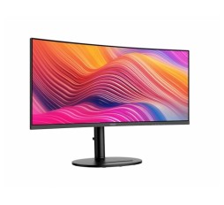 Slika izdelka: Zaslon MSI Modern MD342CQP / 34" / UWQHD / VA / 120Hz / 1ms (MPRT) / ukrivljen / KVM / črn - nastavljiv po višini - PD 98W