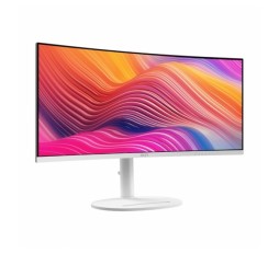 Slika izdelka: Zaslon MSI Modern MD342CQPW 34" / UWQHD / 120Hz / 1ms MPRT / ukrivljen / KVM / bel - nastavljiv po višini - PD 98W