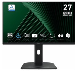 Slika izdelka: Zaslon MSI PRO MP275QPG / 27" / WQHD / IPS / 100Hz / 1ms (MPRT) / črn - nastavljiv po višini