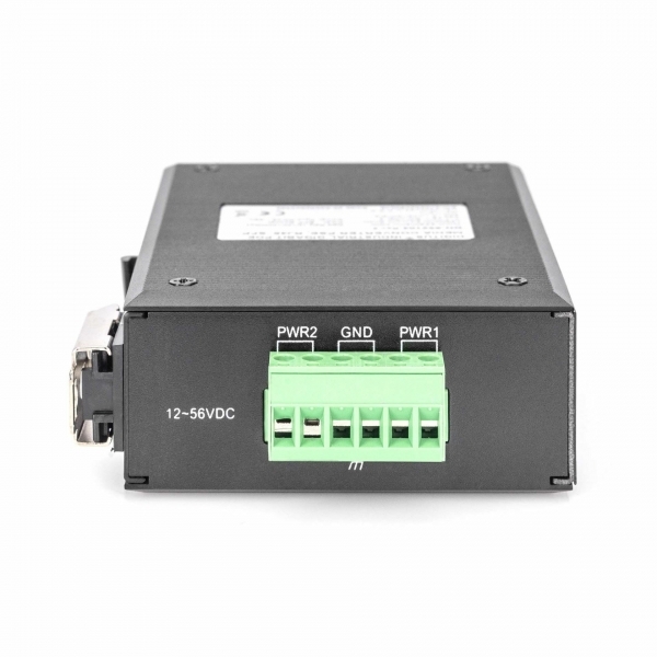 Digitus pretvornik FO-UTP 1000 POE SFP prazen industrijski DIN DN ...