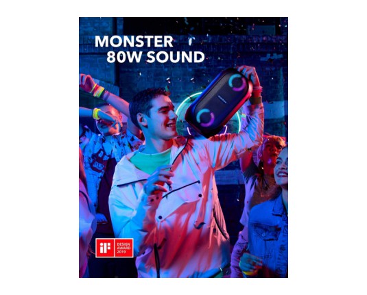 Anker Soundcore Rave Mini zvočnik 80W črn