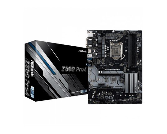 Asrock z390 pro4 lga1151 (9th/8th-gen) atx ddr4 osnovna plošča komponentko