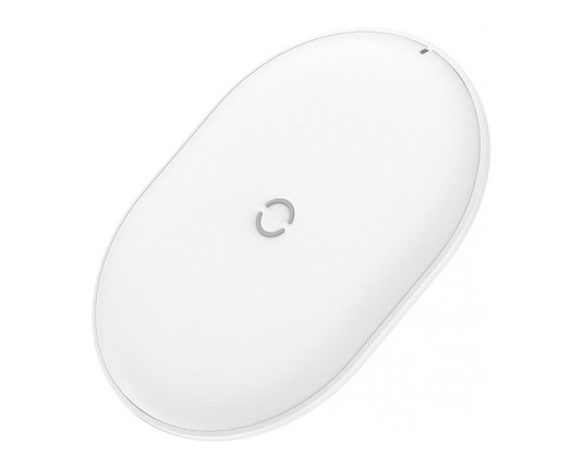 Baseus Brezžični polnilec Cobble 15W, Qi (bel)