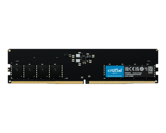 Crucial 8GB DDR5-4800 UDIMM PC5-38400 CL40, 1.1V