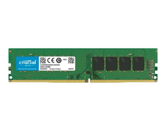 Crucial ct8g4dfra32at | 8gb ddr4 3200mhz cl22 | 1x8gb 1,2v | namizni ram pomnilnik 1 Crucial ct8g4dfra32at 8gb ddr4 3200mhz namizni ram pomnilnik – sprednji pogled