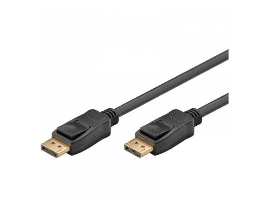 Goobay DisplayPort na DisplayPort 5m 8K DSC 32, 4 Gbit/s pozlačen kabel