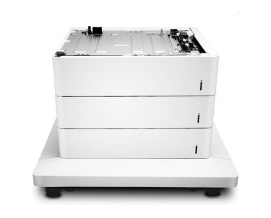 HP 3x500 Sheet Paper Feeder And Stand - For Color LaserJet M855 Series Printers