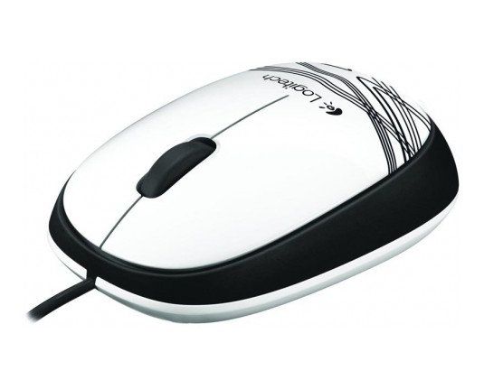 Logitech M105 USB optična bela miška
