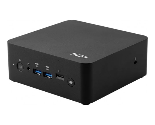 Mini namizni računalo MSI Cubi NUC AI+ 2MG-021BEU delni barebone Core Ultra 7 32GB Wi-Fi 6E + BT 2x2.5Gbps (crni)