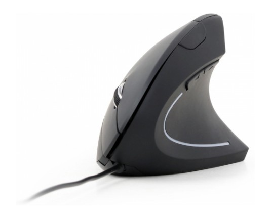 Gembird miška vertikalna USB črna MUS-ERGO-01