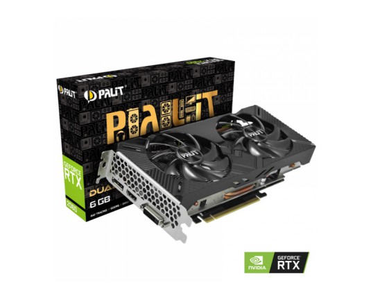 PALIT GeForce RTX 2060 Dual 6GB GDDR6 grafična kartica - NE62060018J9 ...