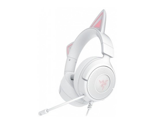 Razer Slušalke Kraken Kitty V3 X, bele, 3.5 mm