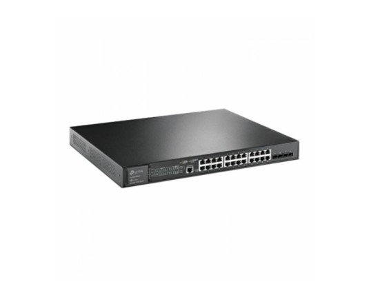 TP-Link JetStream 24-Port Gigabit PoE+ stikalo z 4-Port 10GE SFP+ L2+