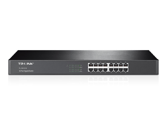 TP-Link Switch TL-SG1016 10/100/1000 Mbps Rackmount