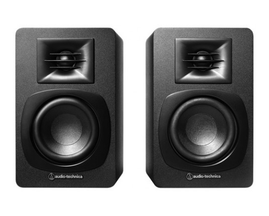 Audio-Technica Zvočniki AT-SP3X, Bookshelf, RCA, Bluetooth 5.3, črni